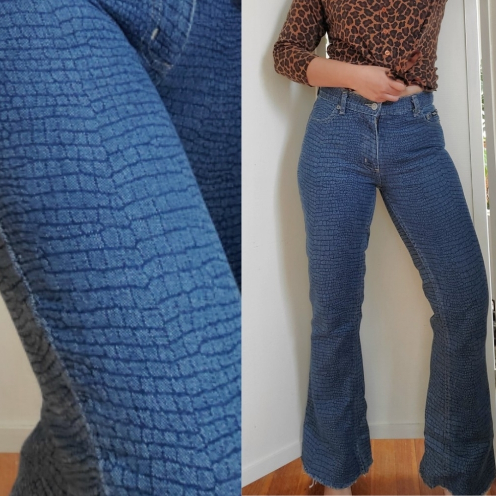 Squeeze Jeans Vintage Snake Print